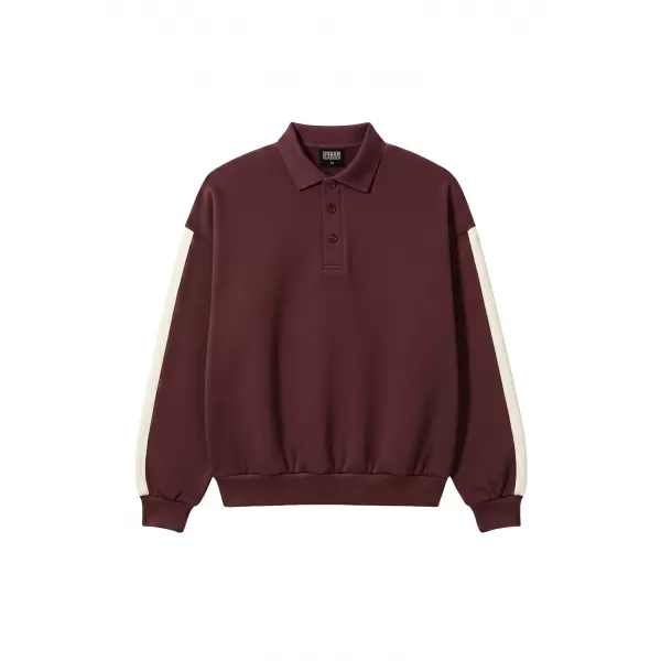  Muška majica s kragnom URBAN CLASSICS TB8595-01151 TREŠNJA 
