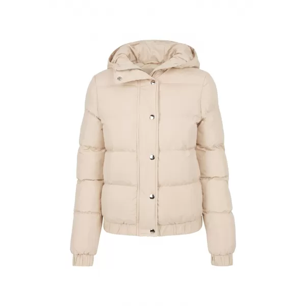 Prošivena ženska jakna URBAN CLASSICS TB8714-02903 BIJELI PIJESAK 