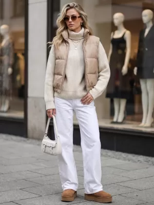 Ženska jakna DSTREET TY5734 BEŽ