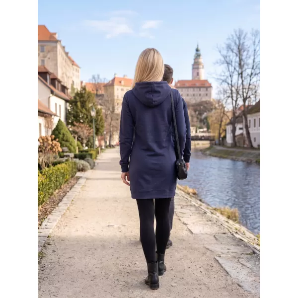  Ženska produžena majica ALTISPORT ALW091419 TAMNOPLAVA 