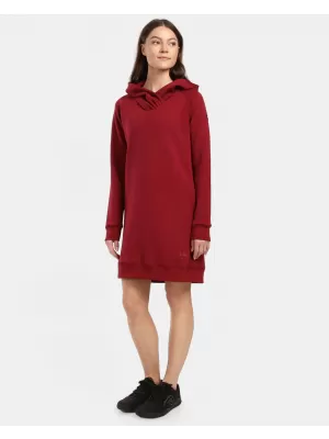 Ženski sweatshirt KILPI HEYDEN-W 1L0209KI TAMNOCRVENA