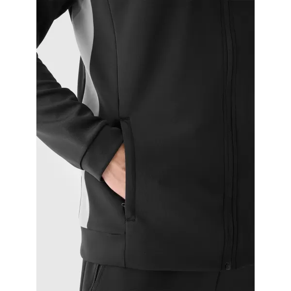  Muški sweatshirt 4F WAW25TSWSM1930 DUBOKA CRNA 