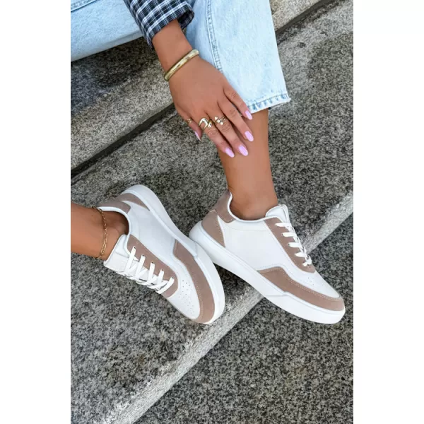  Ženske tenisice BIG STAR SHOES UU274275 BIJELO/BEŽ 