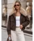 Ženska jakna DSTREET TY5694 SMEĐA