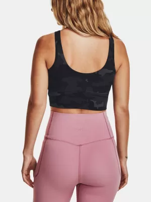 Ženska majica bez rukava UNDER ARMOUR MERIDIAN FITTED CROPTANKPRNT 1380983-021 CRNA