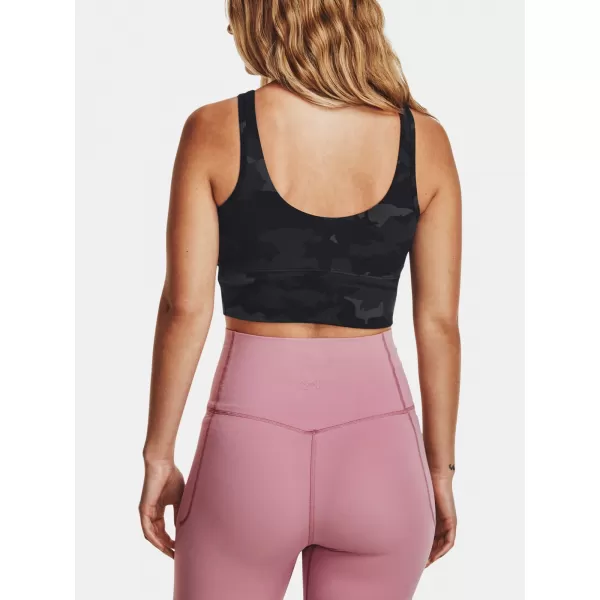  Ženska majica bez rukava UNDER ARMOUR MERIDIAN FITTED CROPTANKPRNT 1380983-021 CRNA 
