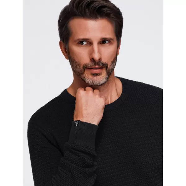  Muški pulover OMBRE OM-SWSW-0119 CRNA 