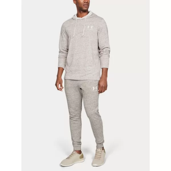  Muške trenirke UNDER ARMOUR SPORTSTYLE TERRY JOGGER 1329289-112 BIJELA 