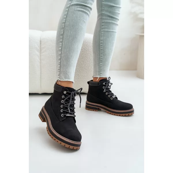  Ženske gležnjače BIG STAR SHOES OO274A290 CRNA 