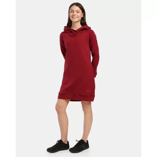  Ženski sweatshirt KILPI HEYDEN-W 1L0209KI TAMNOCRVENA 