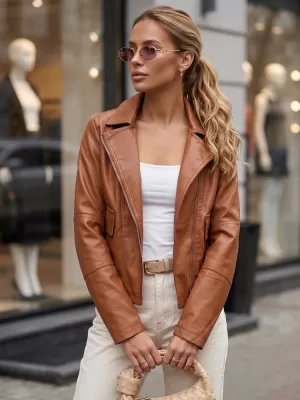 Ženska jakna DSTREET TY5715 SMEĐA
