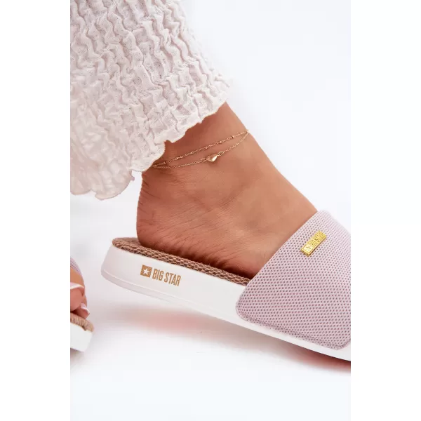  Ženske papuče BIG STAR SHOES RR274A105 RUŽIČASTA 