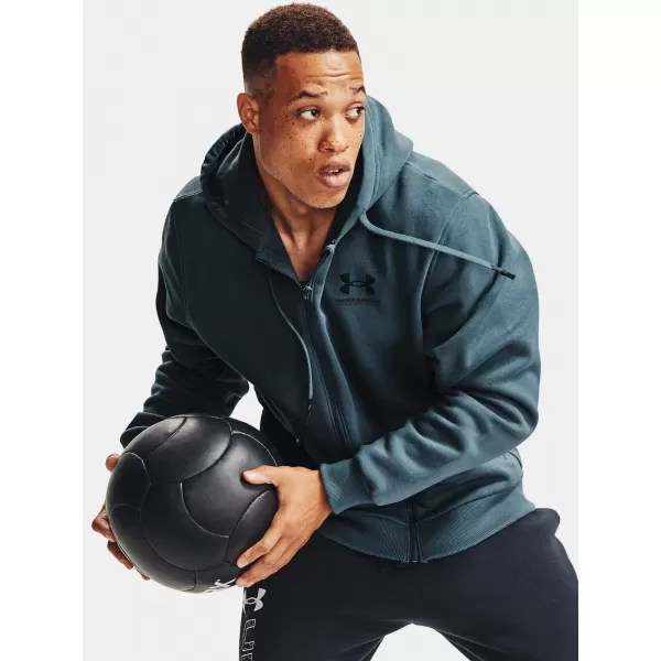  Muški sweatshirt UNDER ARMOUR RIVAL FLEECE AMP FZ HD 1357113-467 PLAVA 