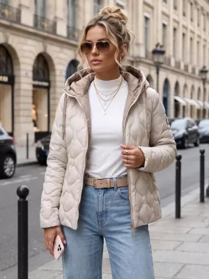 Ženska jakna DSTREET TY5884 SVIJETLOSIVA