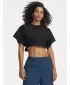 Ženska majica kratkih rukava UNDER ARMOUR CROPPED SCRIPT SS TEE 6009677-008 CRNA
