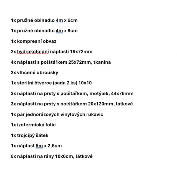  RESTUBE pribor za prvu pomoć 