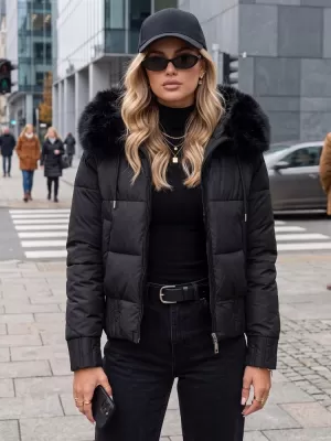 Ženska jakna DSTREET TY5828 CRNA