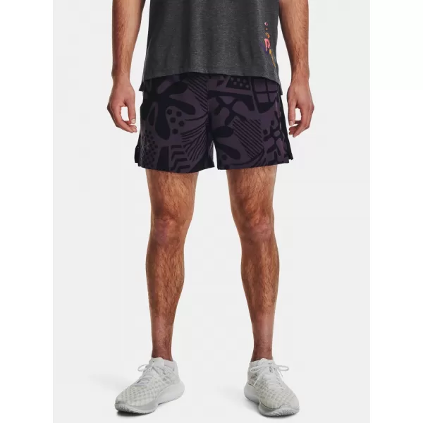  Muške kratke hlače UNDER ARMOUR WE RUN IN PEACE SHORT 1377048-001 CRNA 