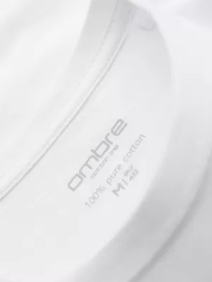 Muška majica kratkih rukava OMBRE OM-TSBS-0268 CRNO/BIJELO/PLAVO