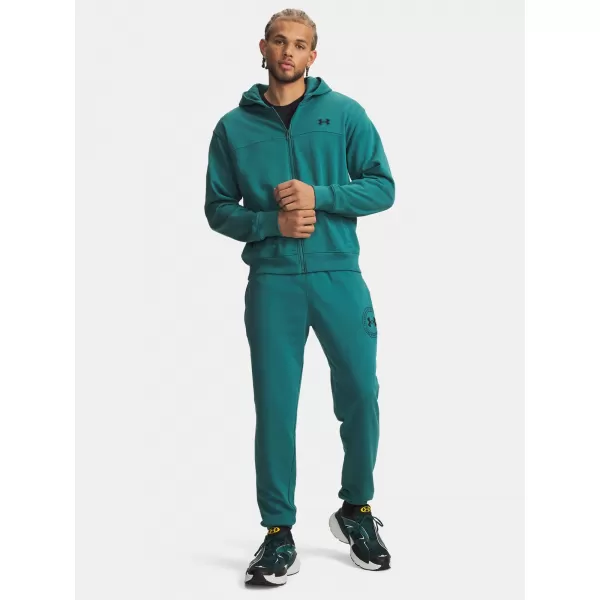  Muške trenirke UNDER ARMOUR RIVAL LW GRAPHIC JOGGER 6014688-338 ZELENA 