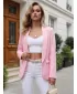 Ženska jakna DSTREET PY0146 RUŽIČASTA