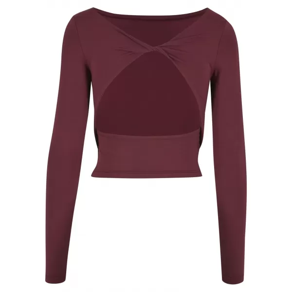 Ženska majica kratkih rukava URBAN CLASSICS TB7721 TREŠNJA 