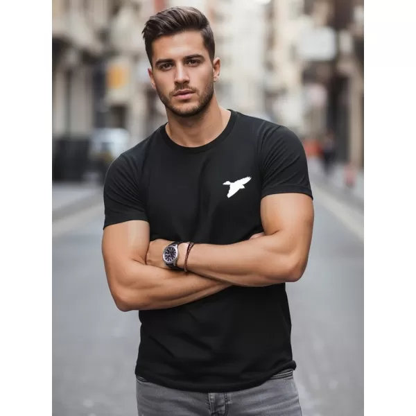  Muška majica kratkih rukava DSTREET NX0183R-BK CRNA 