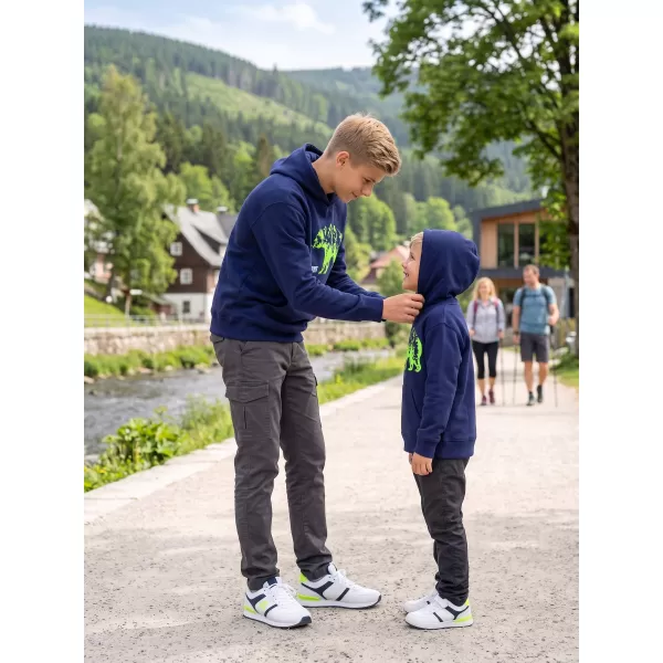  Dječji sweatshirt ALTISPORT ALM193422 PONOĆNO PLAVA 