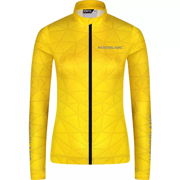  Ženski biciklistički dres NORDBLANC VELOFLOW NBSLF8105 JANTAR 