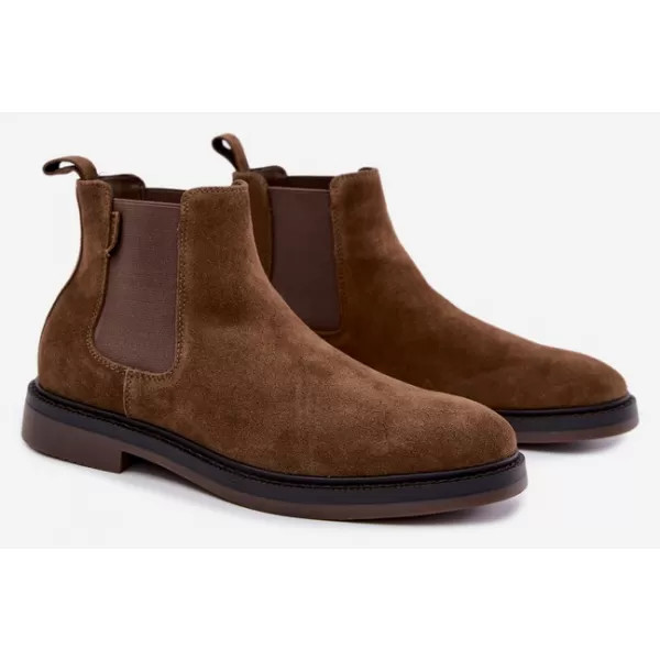  Muške cipele BIG STAR SHOES UU174277 SMEĐE/BEŽ SJENE 