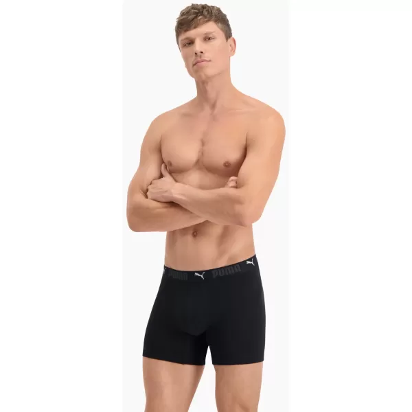  Muške bokserice PUMA SPORT COTTON BOXER 2P 93552101 CRNA 