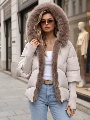 Ženska jakna DSTREET TY5986 SVIJETLOSIVA