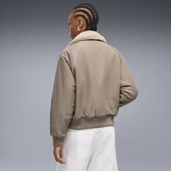  Ženska jakna PUMA REVERSIBLE BLOUSON HIGH LOFT LINING JACK 69456681 MIŠJE SIVA 