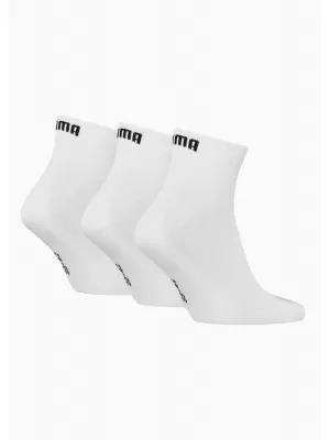 Čarape PUMA UNISEX QUARTER PLAIN 3P 93858909 BIJELA