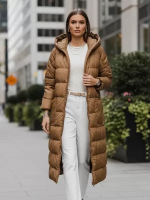 Ženska jakna DSTREET TY2471 KARAMELA