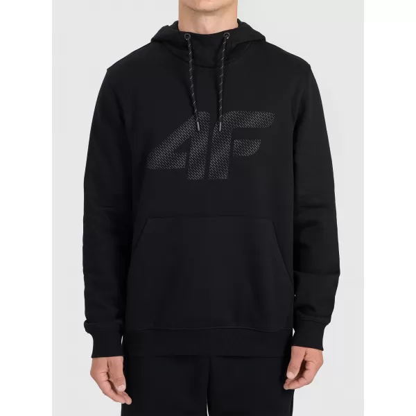  Muški sweatshirt 4F WMM00TSWSM2548 DUBOKA CRNA 