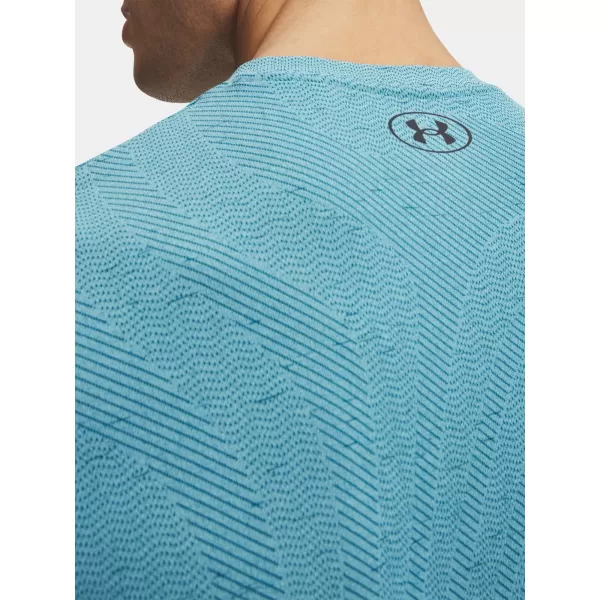  Muška majica kratkih rukava UNDER ARMOUR VANISH SEAMLESS NOVELTY SS 6010603-425 PLAVA 