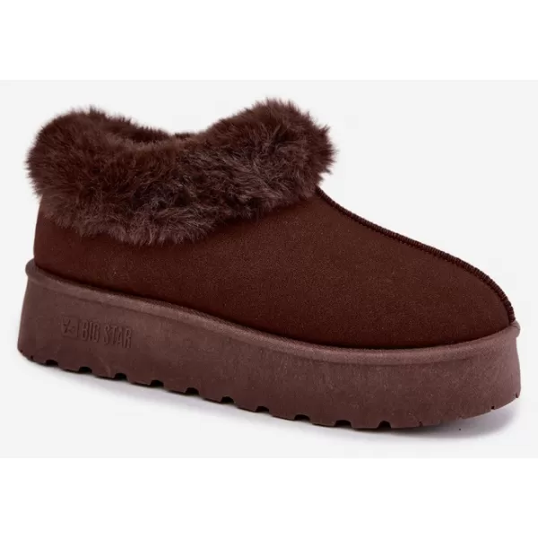  Ženski snjegovići BIG STAR SHOES UU274203 SMEĐE/BEŽ SJENE 