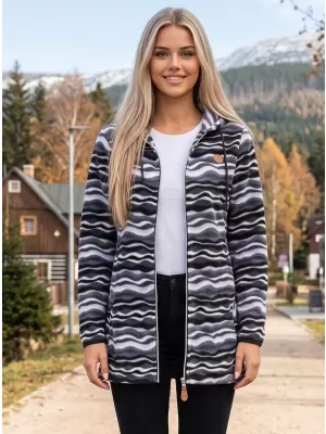 Ženska majica od flisa ALTISPORT ILANI CRNA