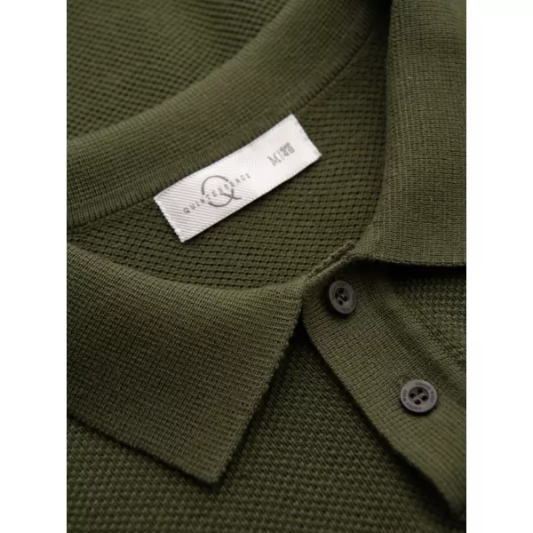  Muška polo majica OMBRE OM-POSS-0178 MASLINA 