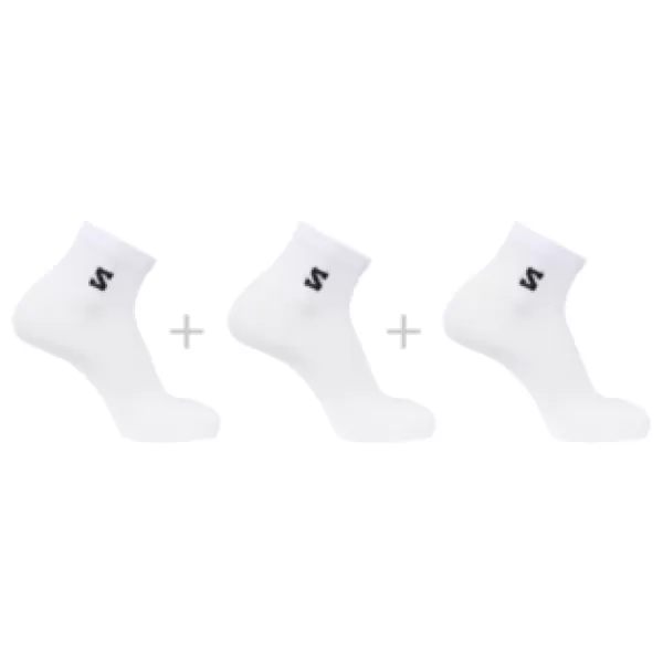  Čarape SALOMON EVERYDAY LITE QUARTER 3-PACK LC2911800 BIJELA 