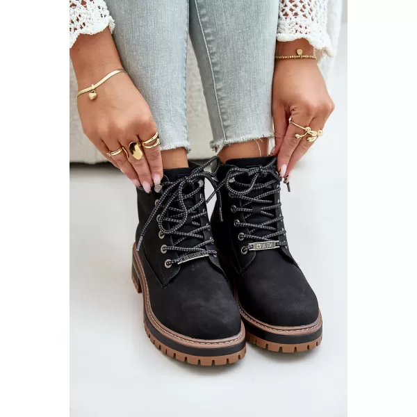  Ženske gležnjače BIG STAR SHOES OO274A290 CRNA 