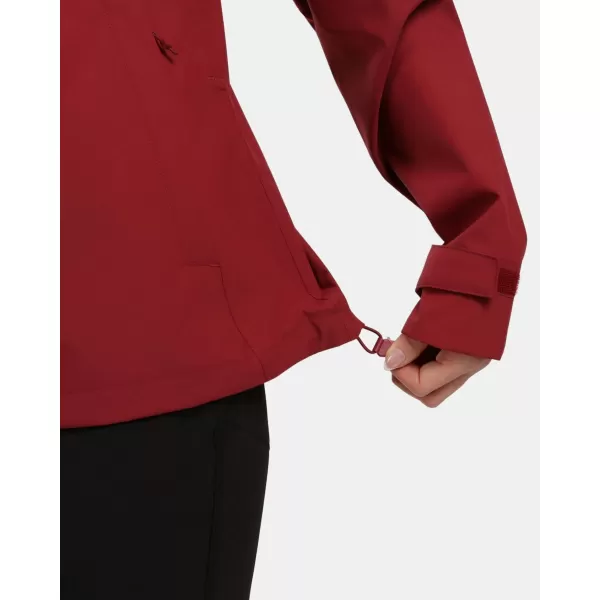  Ženska hardshell jakna KILPI MONTANA-W 1L0102KI TAMNOCRVENA 
