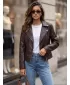 Ženska jakna DSTREET TY5729 SMEĐA