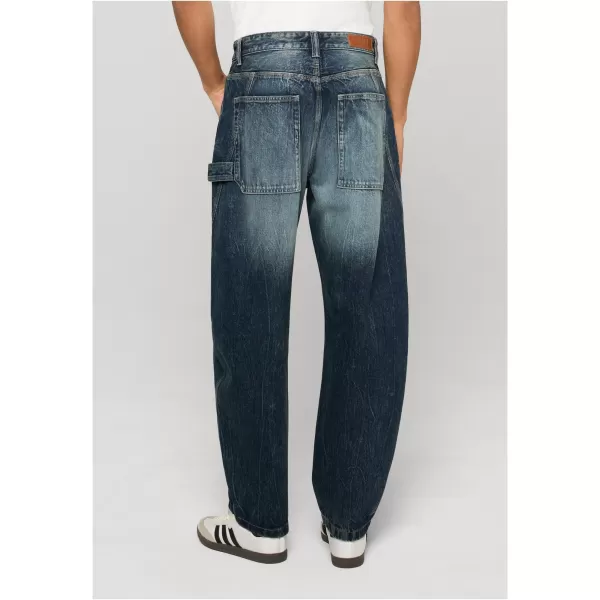  Muške hlače URBAN CLASSICS TB8057 TAMNOPLAVI MRAMOR OPRAN 