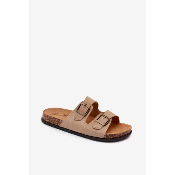 Muške papuče BOTO 56302-11 KAKI 