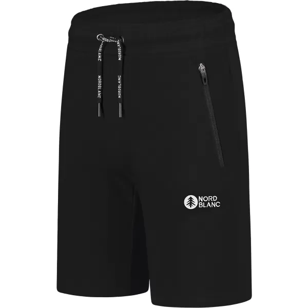  Muške pamučne kratke hlače NORDBLANC RELAXEDFIT NBSPM8254 CRNA 