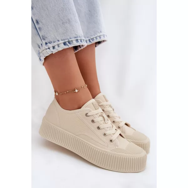  Ženske tenisice BIG STAR SHOES TT274271 BEŽ 