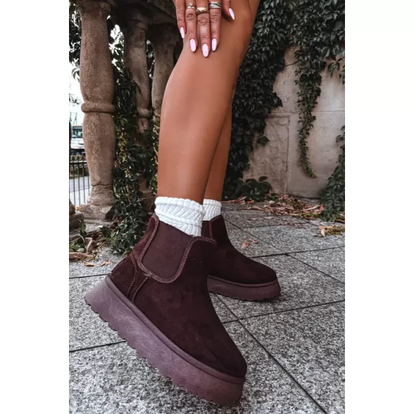  Ženske cipele BIG STAR SHOES UU274174 SMEĐE/BEŽ SJENE 