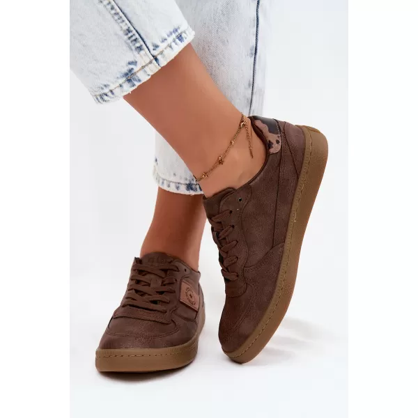  Ženske tenisice BIG STAR SHOES UU274017 SMEĐA/BEŽ 